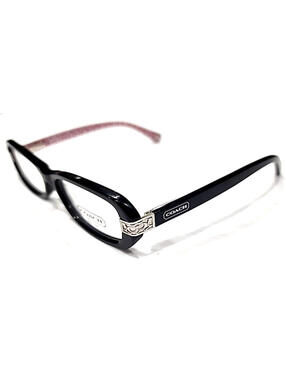 Coach HC6004 Lilly 5034 Black Raspberry Rectangle Eyeglasses 52-15 135 New